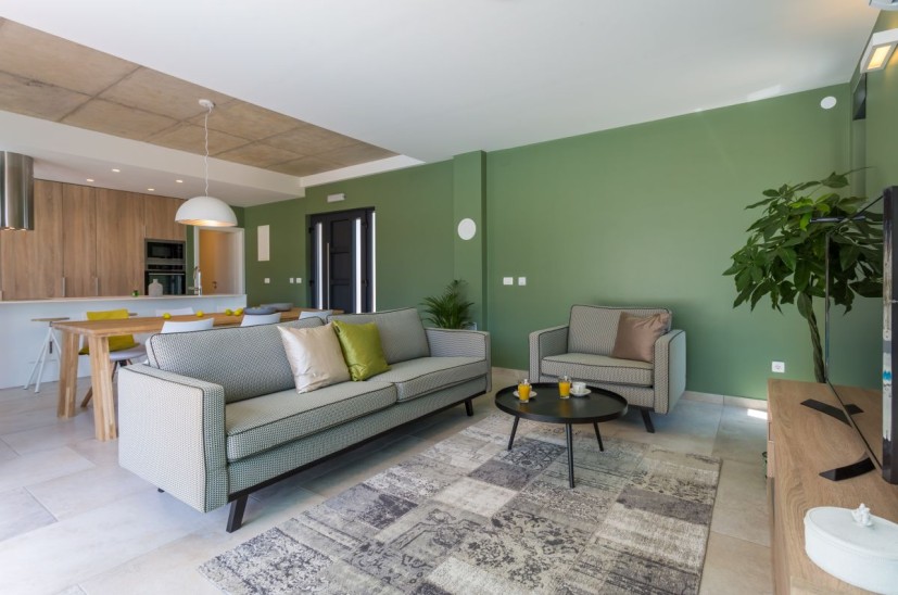 Nappali és étkező.