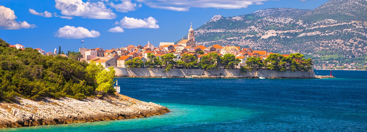 Ingatlanok Korcula szigetén - Panorama Scouting.